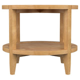 Isbell - Round Table With Storage Shelf