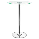 Indra - LED Bistro Table - Chrome