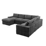 Modular Sectional Sofa, Reversible Set