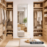 Full Body Round Corner Mirror For Living Room