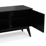 Draper - Handcrafted Mid Century Low TV Media Stand