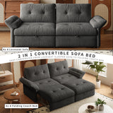 Sofa Bed, 2 In 1 Design For Living Rooms