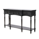Retro Console Table With 3 Soft Close Drawers