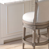 Swivel Barstool With High-Back