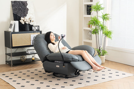 Power Recliner Swivel Glider USB Charger With tooth Music Player, Sleep, Working, Game And Leisure
