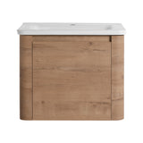 Wall Mounted Bathroom Vanity With Sink & 1 Soft Close Door