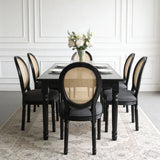 French Country Dining Chairs With Round Back (Set of 2)