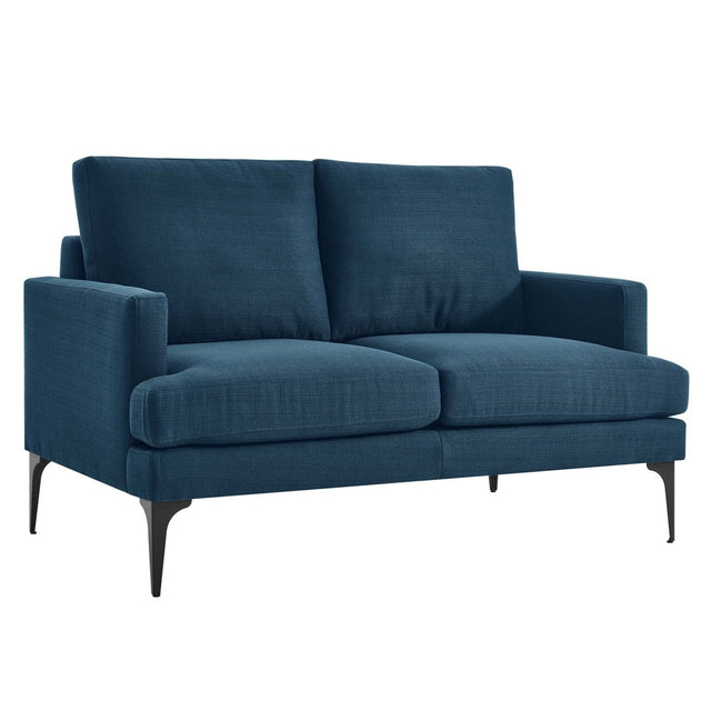 54 - Inch Evermore Upholstered Fabric Loveseat - Loveseats available at Alpine Outlets in Denver