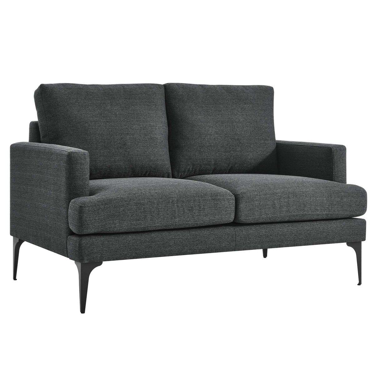 54 - Inch Evermore Upholstered Fabric Loveseat - Loveseats available at Alpine Outlets in Denver