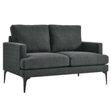 54 - Inch Evermore Upholstered Fabric Loveseat - Loveseats available at Alpine Outlets in Denver