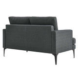 54 - Inch Evermore Upholstered Fabric Loveseat - Loveseats available at Alpine Outlets in Denver