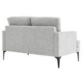 54 - Inch Evermore Upholstered Fabric Loveseat - Loveseats available at Alpine Outlets in Denver
