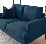 54 - Inch Evermore Upholstered Fabric Loveseat - Loveseats available at Alpine Outlets in Denver