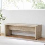 54 Inch Iconic Faux Travertine Indoor Bench - Benches available at Alpine Outlets in Denver