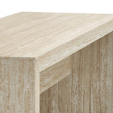 54 Inch Iconic Faux Travertine Indoor Bench - Benches available at Alpine Outlets in Denver