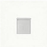 20" Floating Bathroom Vanity Combo With Wall Cabinet, Ceramic Sink & Soft Close Doors - White