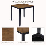 5 Piece Counter Height Dining Table Set With 4 Chairs