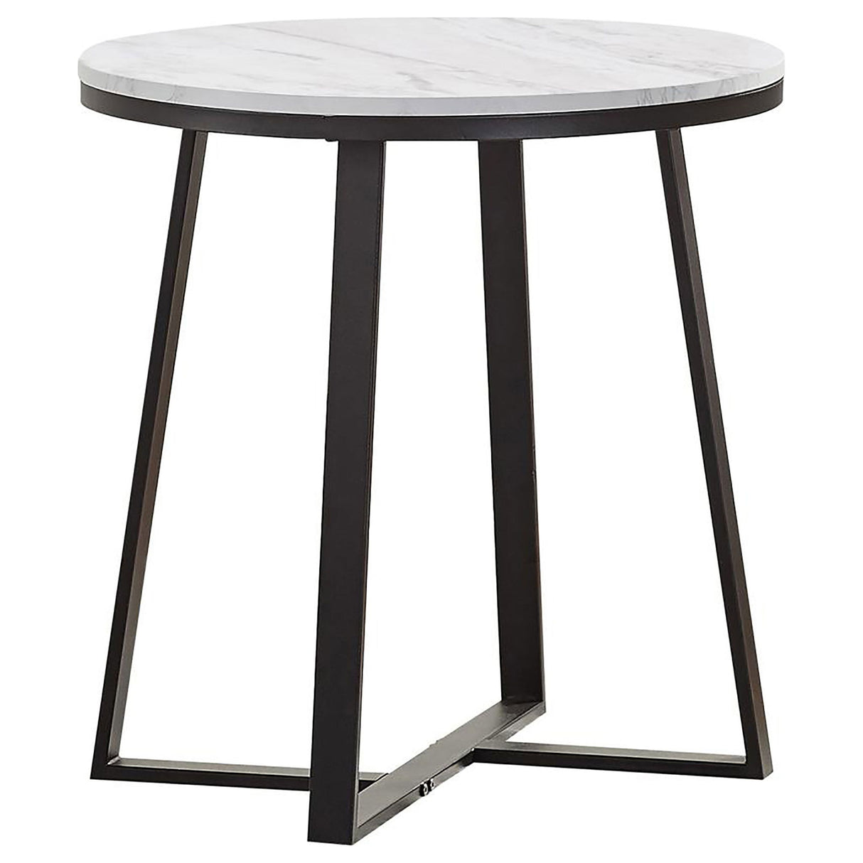 Melisa - 2 Piece Coffee And End Table Set - White Marble