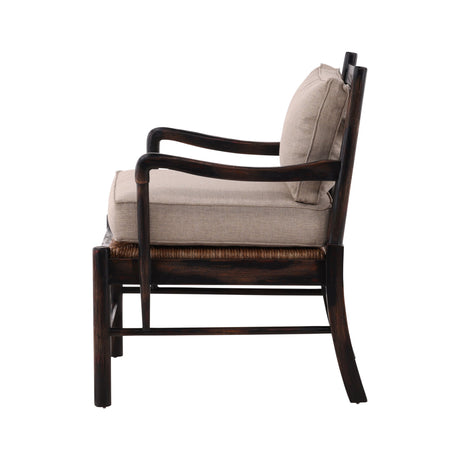 Paxton - Occasional Chair - Dark Brown / Beige
