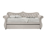 Adkins - Twin Daybed With Trundle - Beige - Daybeds - Alpine Outlets