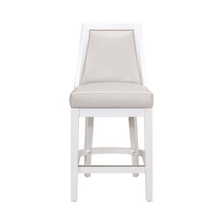 Modern Swivel Stool With Tall Back