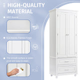 Tall Storage Cabinet With 2 Drawers For Bathroom