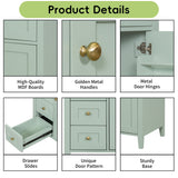 Modern Bathroom Vanity With Sink, 3 Drawers And Adjustable Shelf