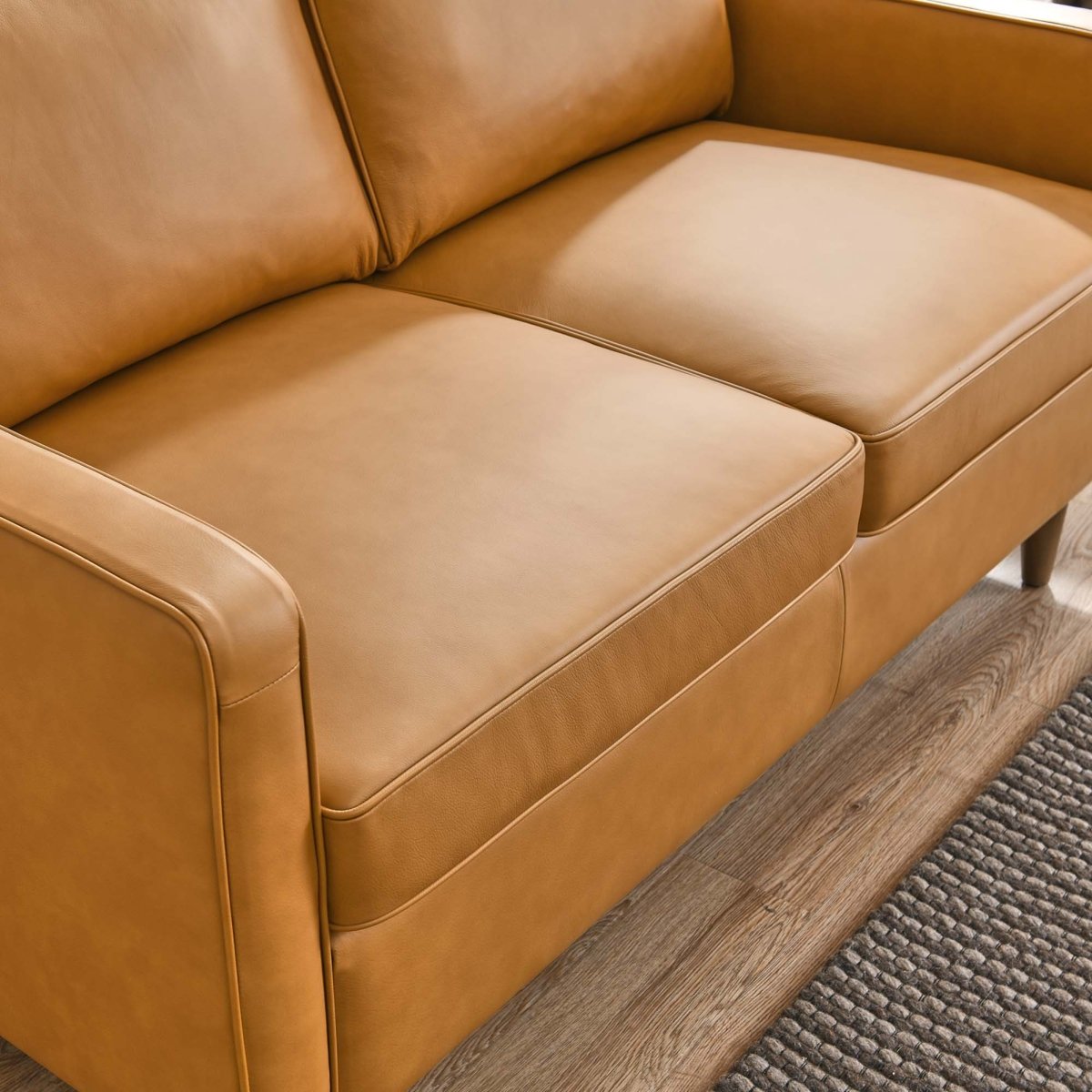 55 - Inch Impart Genuine Top - Grain Leather Loveseat - Loveseats available at Alpine Outlets in Denver
