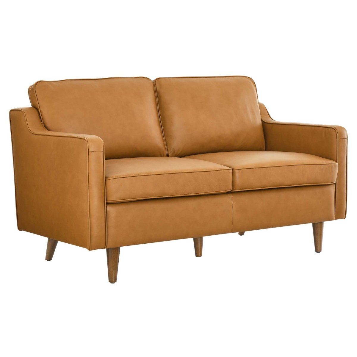 55 - Inch Impart Genuine Top - Grain Leather Loveseat - Loveseats available at Alpine Outlets in Denver