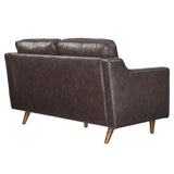 55 - Inch Impart Genuine Top - Grain Leather Loveseat - Loveseats available at Alpine Outlets in Denver