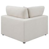 Serene 6-Piece Upholstered Modular Sectional Sofa, Beige