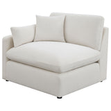 Hobson Upholstered LAF Chair in Ivory