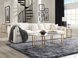 Hobson Upholstered LAF Chair in Ivory