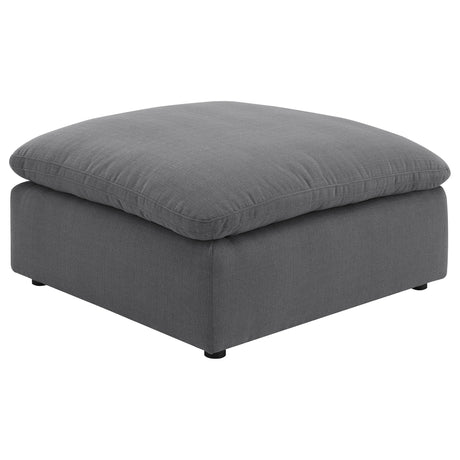 Hobson 6-Piece Upholstered Modular Sectional Sofa Charcoal