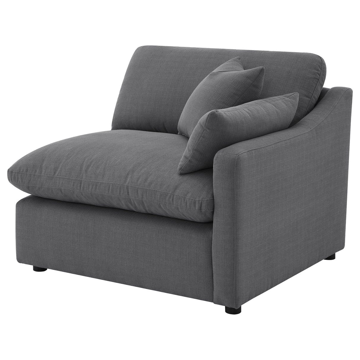 Hobson Upholstered RAF Chair - Charcoal