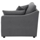Hobson Upholstered RAF Chair - Charcoal