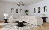 Lakeview 6-Piece Upholstered Modular Sectional Sofa, Ivory