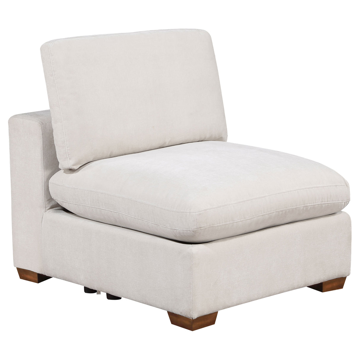 Lakeview 6-Piece Upholstered Modular Sectional Sofa, Ivory
