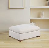 Lakeview Rectangular Upholstered Ottoman in Ivory