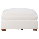Lakeview Rectangular Upholstered Ottoman in Ivory