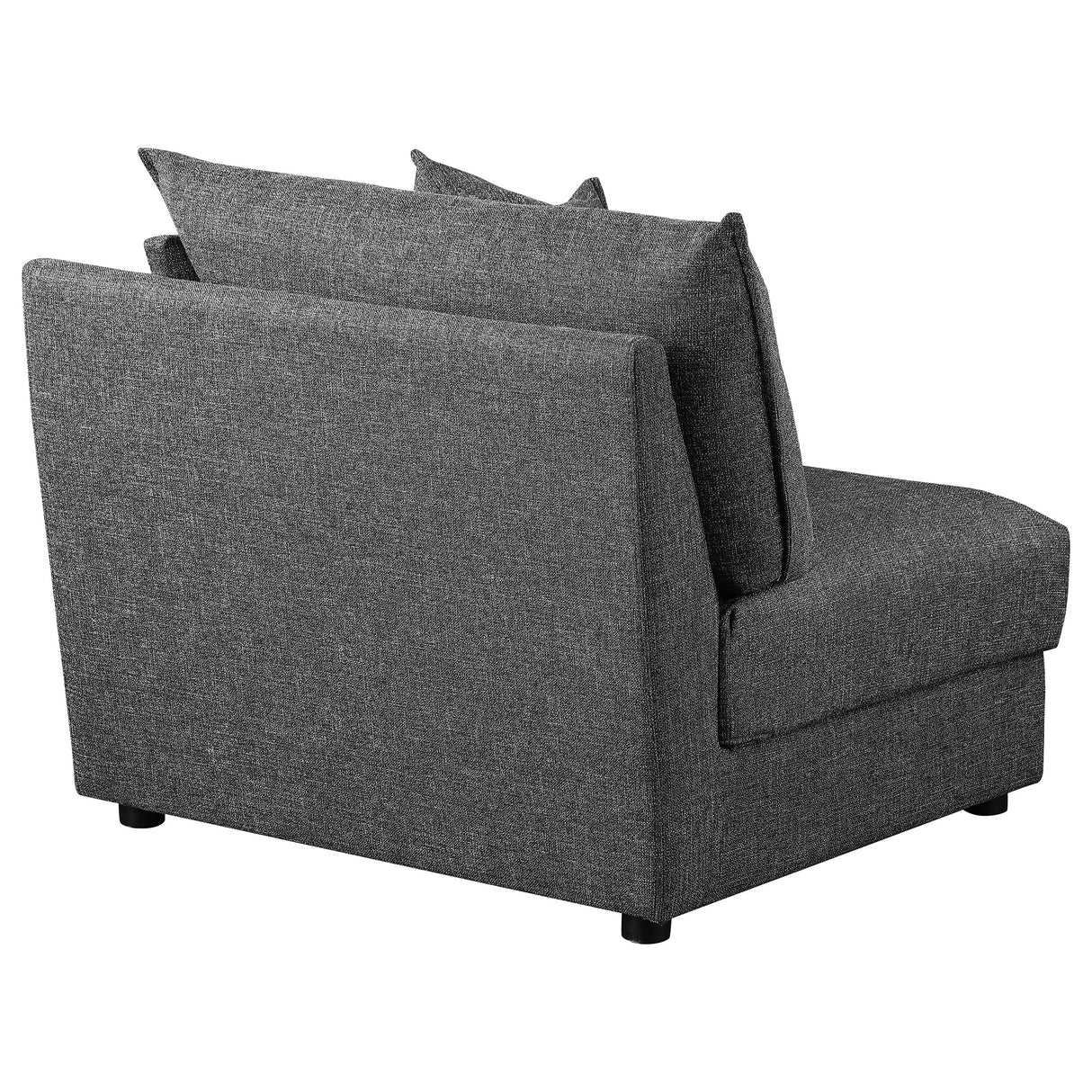 Sasha Upholstered RAF Chair in Barely Black