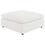 Raleigh 6-Piece Boucle Upholstered Modular Sectional in Ivory