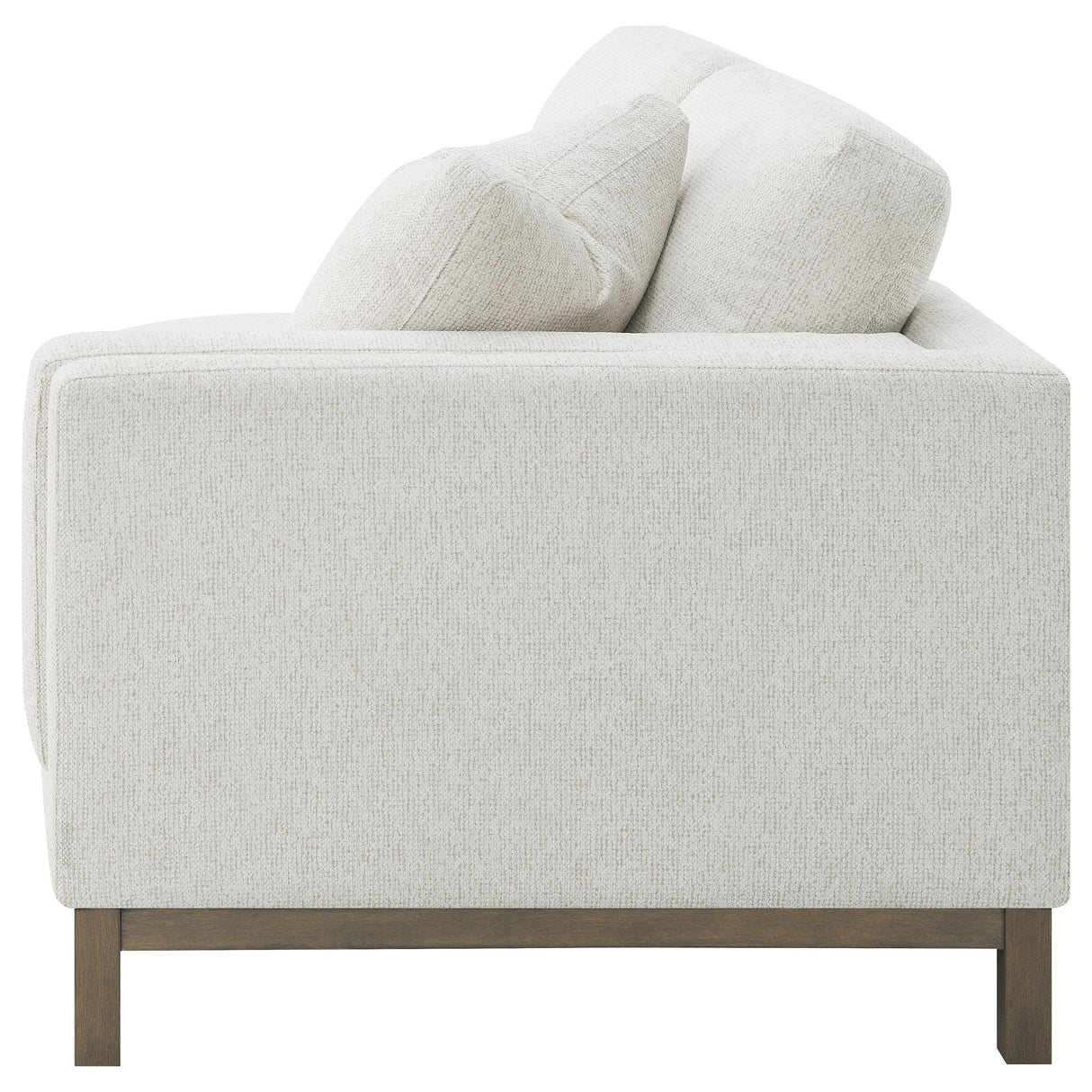 Geneva Boucle Upholstered Sectional Chaise Sofa - Sand