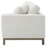 Geneva Boucle Upholstered Sectional Chaise Sofa - Sand