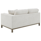 Geneva Boucle Upholstered Sectional Chaise Sofa - Sand