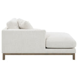 Geneva Boucle Upholstered Sectional Chaise Sofa - Sand
