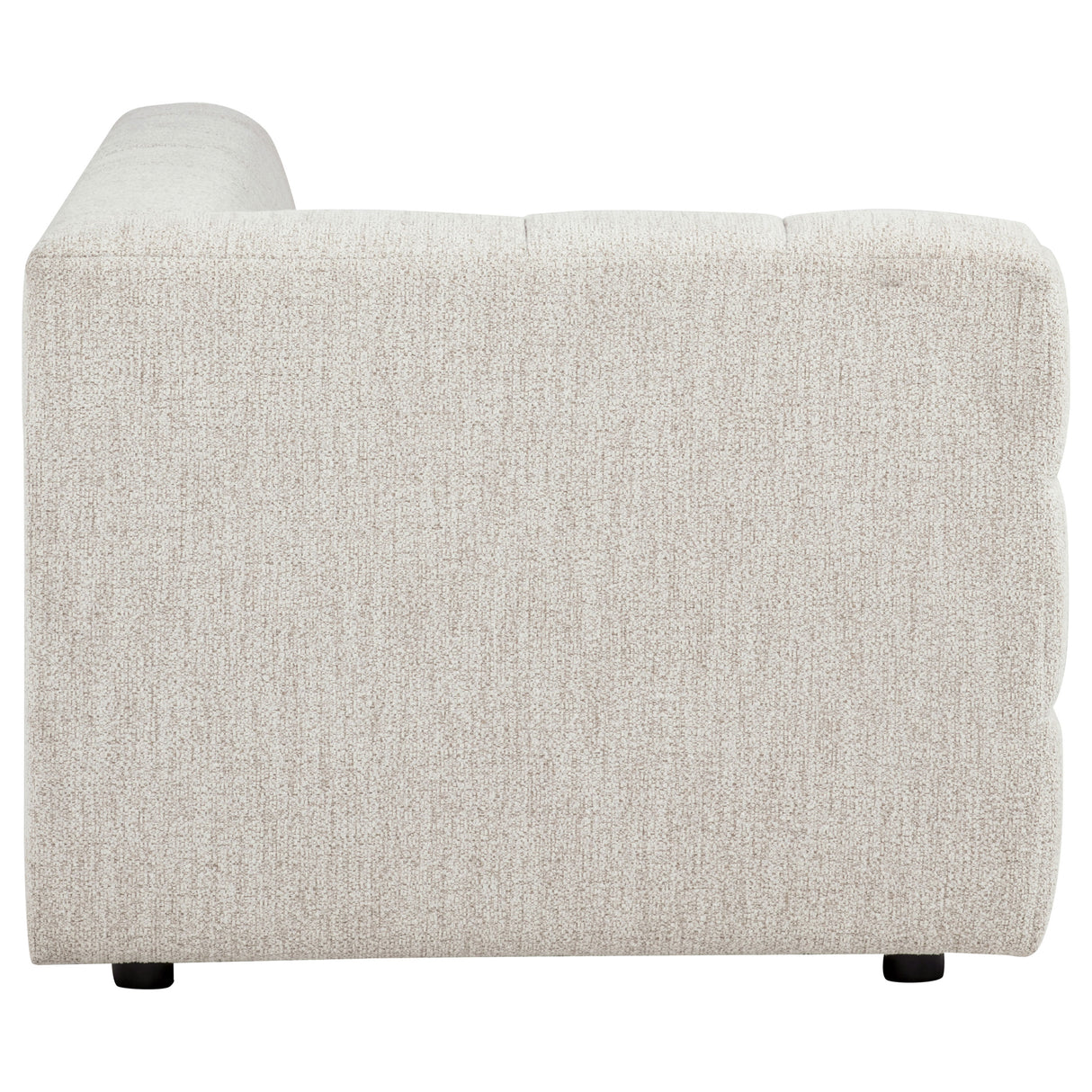 Amara Upholstered LAF Loveseat in Ivory