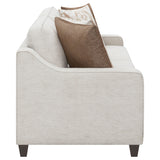 Christine 2-Piece Upholstered Sofa Set in Beige