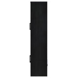Shayne - 4 Door Display Cabinet With LED Lighting - Black