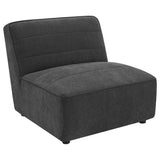 Sunny 6-Piece Modular Sectional Sofa, Dark Charcoal